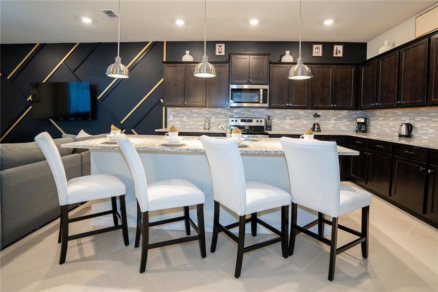 Furnished interior view inside a new home in , Clermont (Image 23). Furnished interior view inside a new home in , Clermont (Image 23).