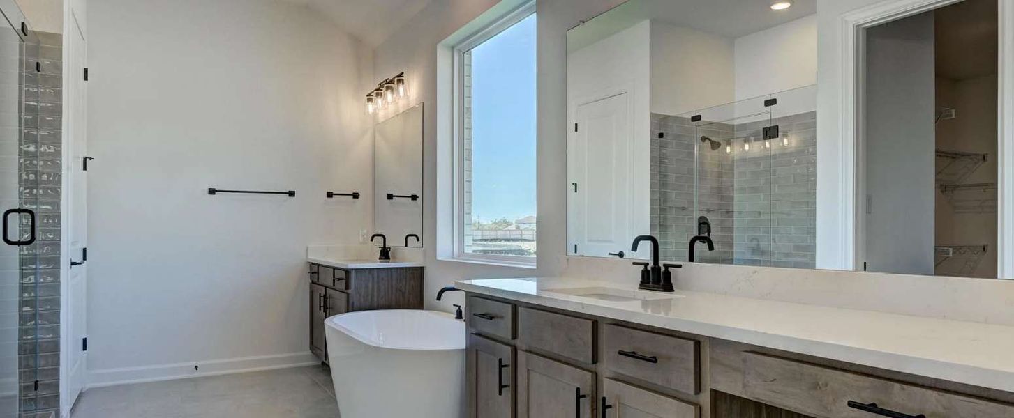 Representative furnished interior of a home built from the Kerrville by Ashton Woods in Saddlebrook Ranch, Schertz (Image 9). Representative furnished interior of a home built from the Kerrville by Ashton Woods in Saddlebrook Ranch, Schertz (Image 9).