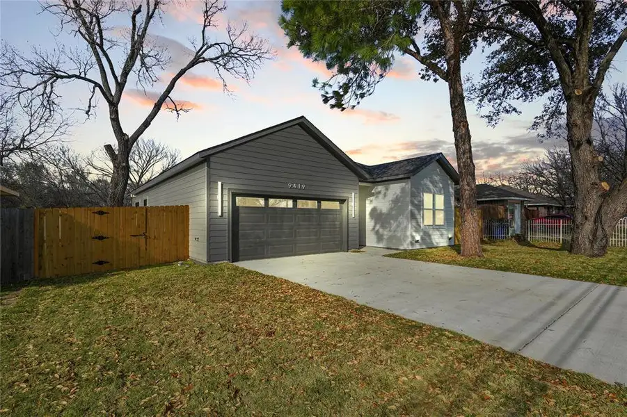 Exterior details and patio area of a home in , Dallas (Image 3). Exterior details and patio area of a home in , Dallas (Image 3).