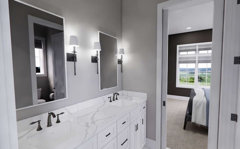 Representative furnished interior of a home built from the Milton by Zeal Home Builders in Patti Lynn Hills, Paradise (Image 28).