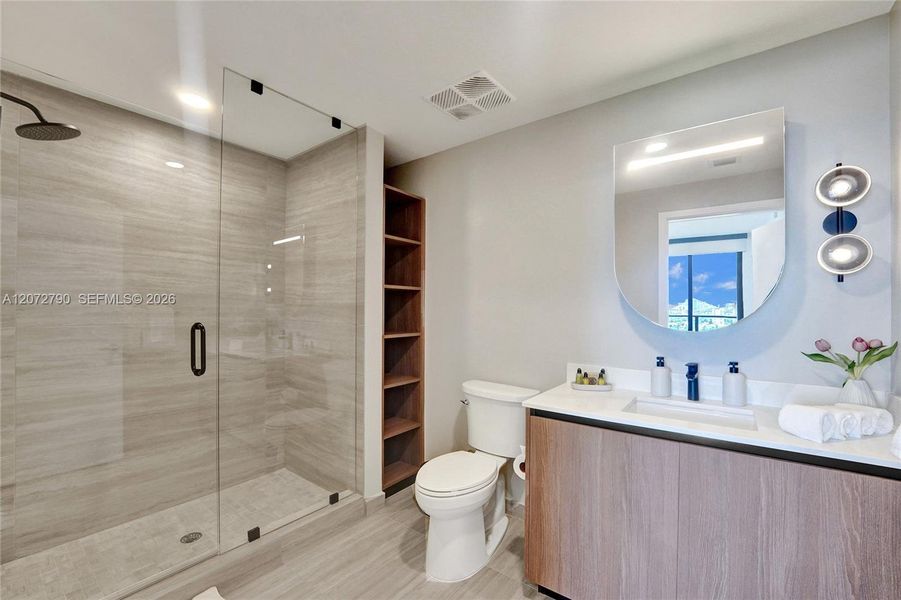 Furnished interior view inside a new home in , Miami Beach (Image 15).