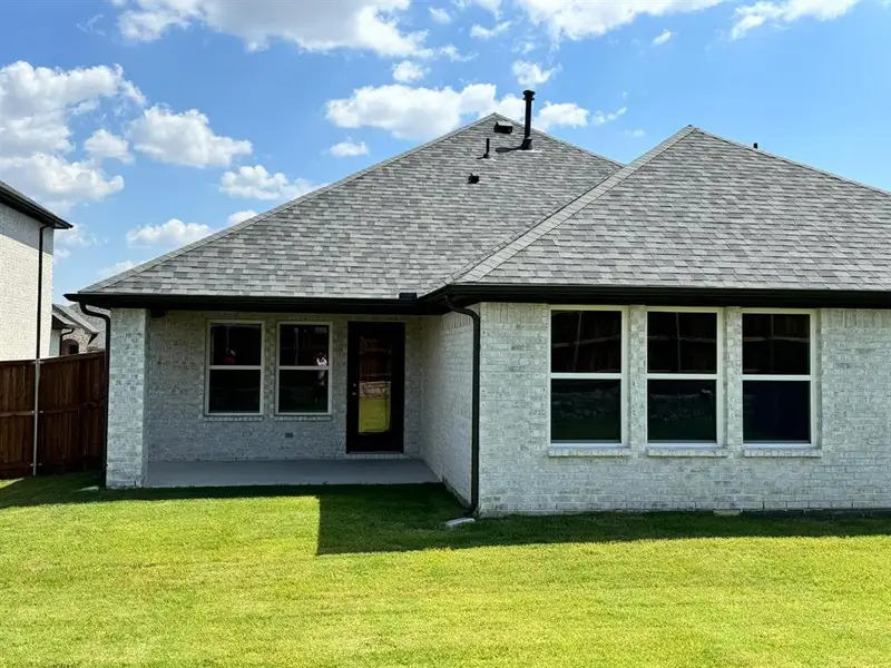 Exterior details and patio area of a home in , Anna (Image 3).
