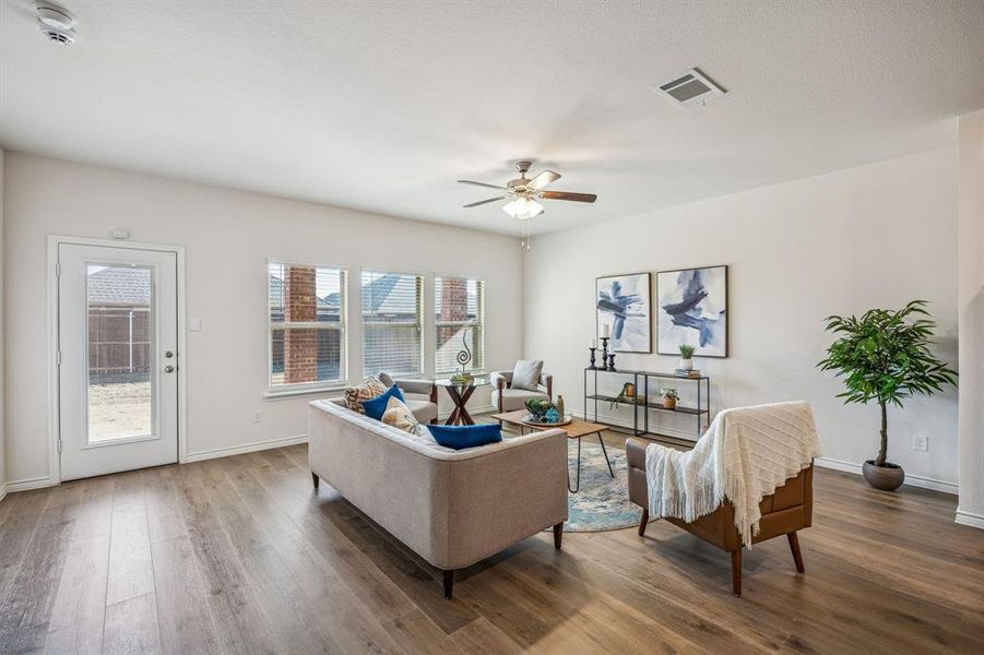 Furnished interior view inside a new home in , Princeton (Image 6).
