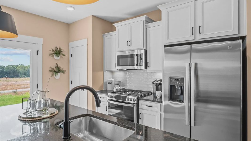 Furnished interior view inside a new home in Gresham Station, Simpsonville (Image 3). Furnished interior view inside a new home in Gresham Station, Simpsonville (Image 3).