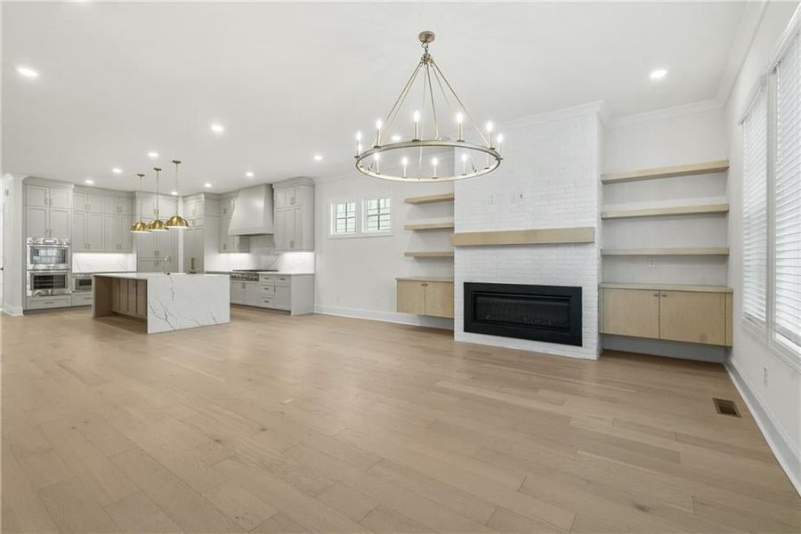 Open concept living at it's finest! Not actual home.