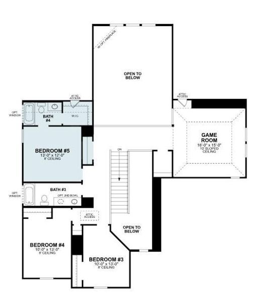 2D floor plan layout of this home in Berryknoll, Montgomery, TX (Image 3). 2D floor plan layout of this home in Berryknoll, Montgomery, TX (Image 3).