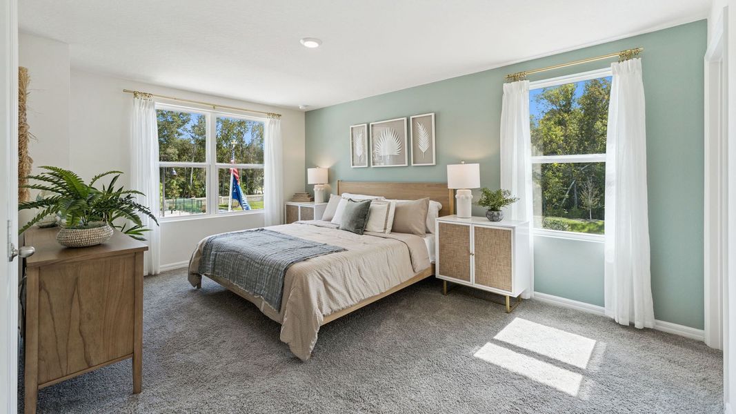 Furnished interior view inside a new home in Preston Cove, St. Cloud (Image 15).