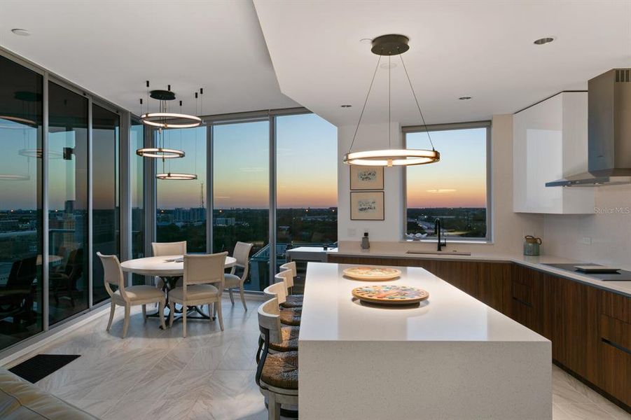 Furnished interior view inside a new home in , St. Petersburg (Image 11).