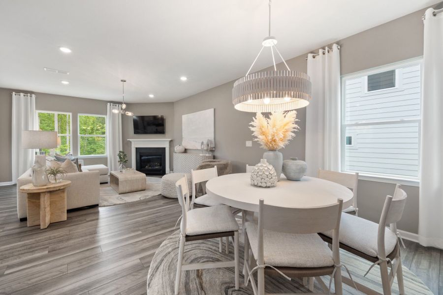 Representative furnished interior of a home built from the Murray by Pulte Homes in Cambria, Garner (Image 18). Representative furnished interior of a home built from the Murray by Pulte Homes in Cambria, Garner (Image 18).