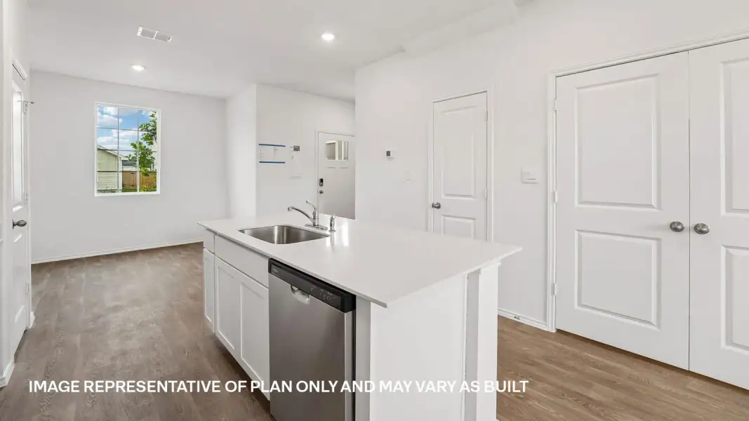 Furnished interior view inside a new home in Valverde, Bastrop (Image 9).