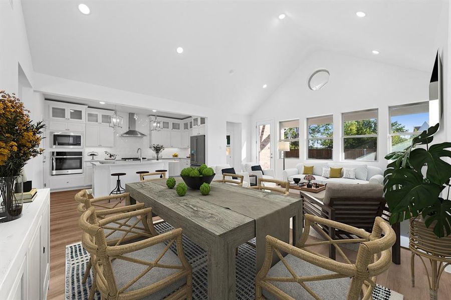 Furnished interior view inside a new home in Heritage Ranch, Sherman (Image 6).