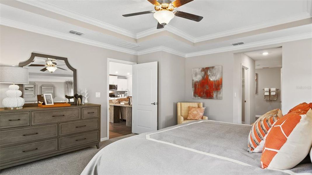 Furnished interior view inside a new home in Sawmill Branch, Palm Coast (Image 20).