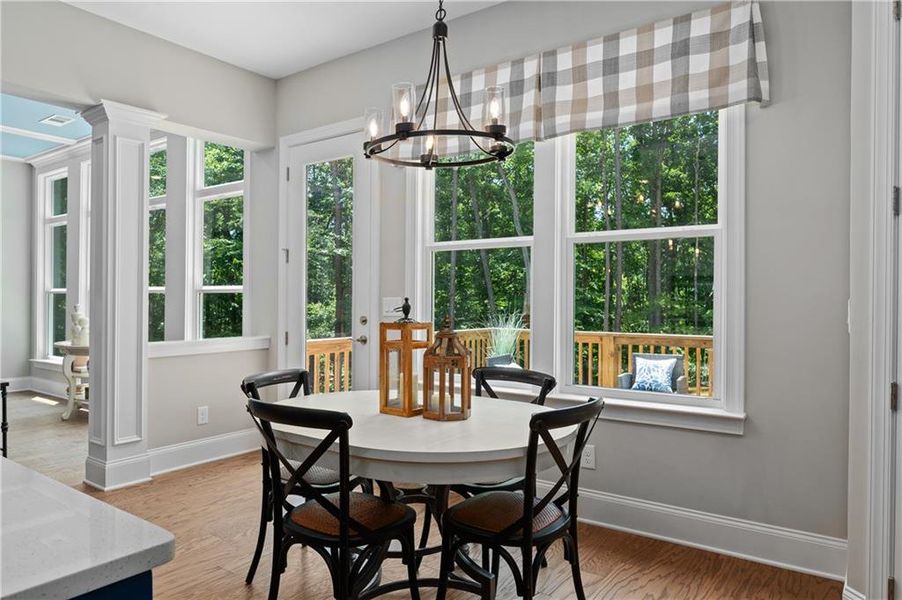 Furnished interior view inside a new home in , Cumming (Image 13).