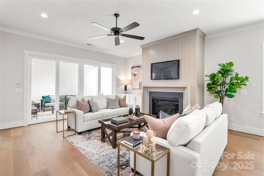 Furnished interior view inside a new home in , Davidson (Image 37).