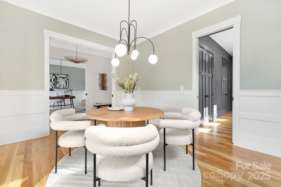 Furnished interior view inside a new home in , Charlotte (Image 5).