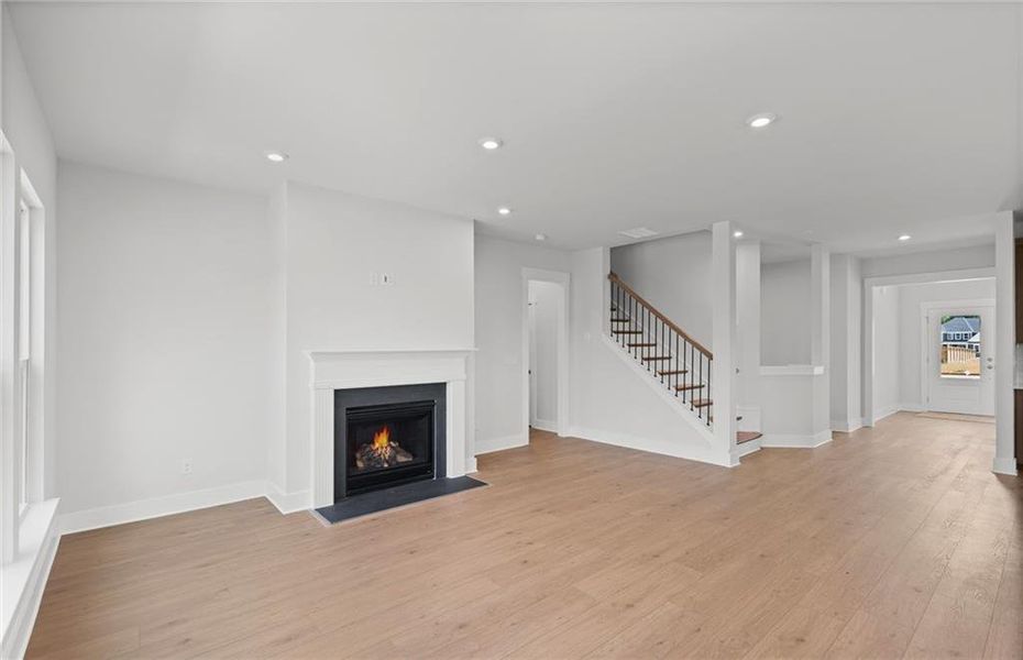Spacious, unfurnished interior of a new home in Creekside at Skelton, Jefferson (Image 17).