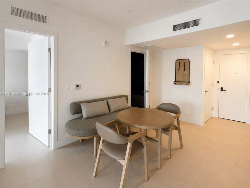 Furnished interior view inside a new home in , Miami (Image 5).