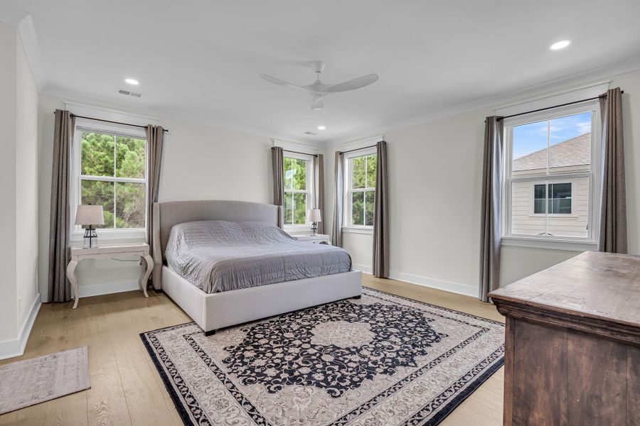 Furnished interior view inside a new home in Overlook at Copahee Sound, Awendaw (Image 16).