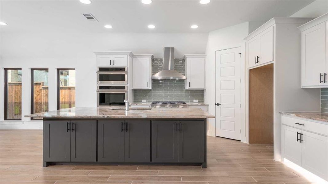 Furnished interior view inside a new home in North Sky 55', Celina (Image 11).