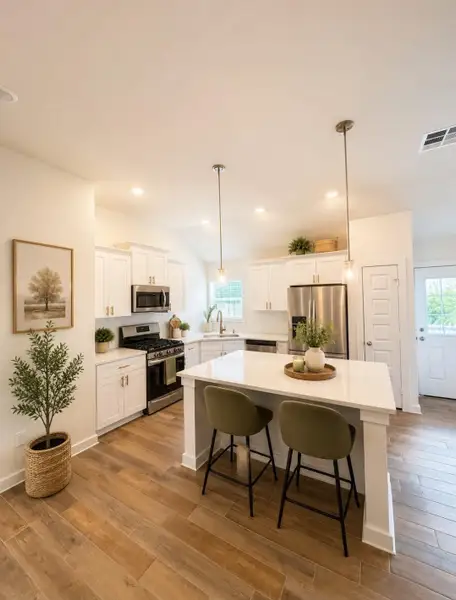 Furnished interior view inside a new home in Crosby Farms, Crosby (Image 3).