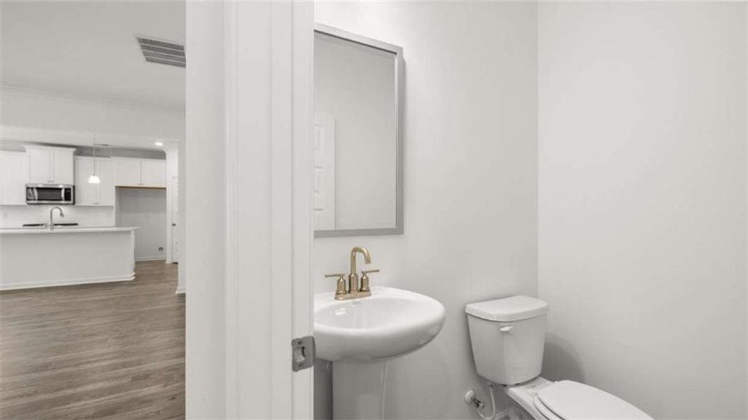 Furnished interior view inside a new home in Water Oak Estates, Lawrenceville (Image 16). Furnished interior view inside a new home in Water Oak Estates, Lawrenceville (Image 16).