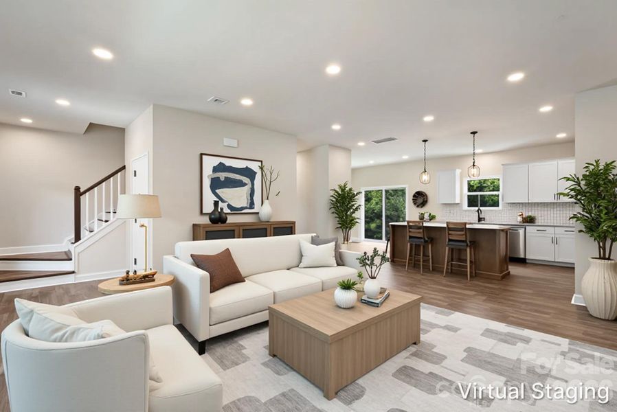 Furnished interior view inside a new home in , Asheville (Image 14).