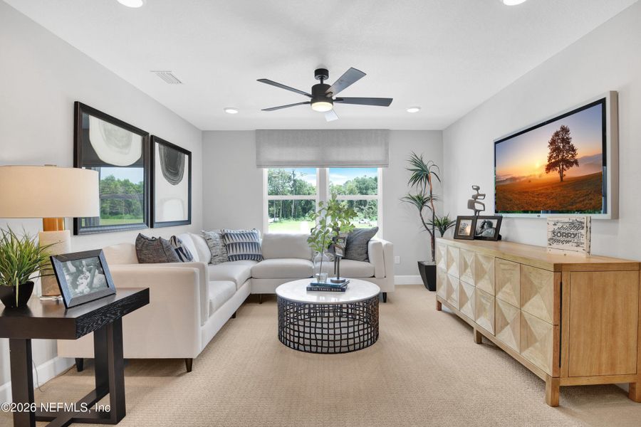 Furnished interior view inside a new home in , Jacksonville (Image 11).