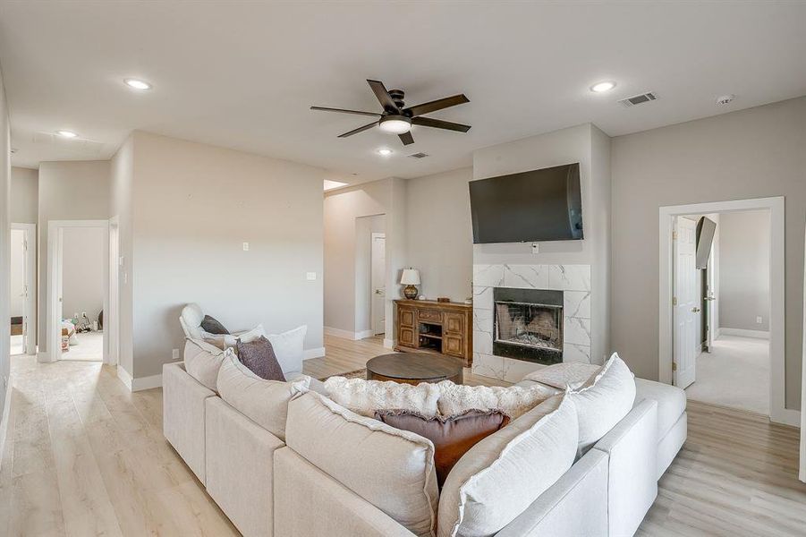 Furnished interior view inside a new home in , Mineral Wells (Image 18).