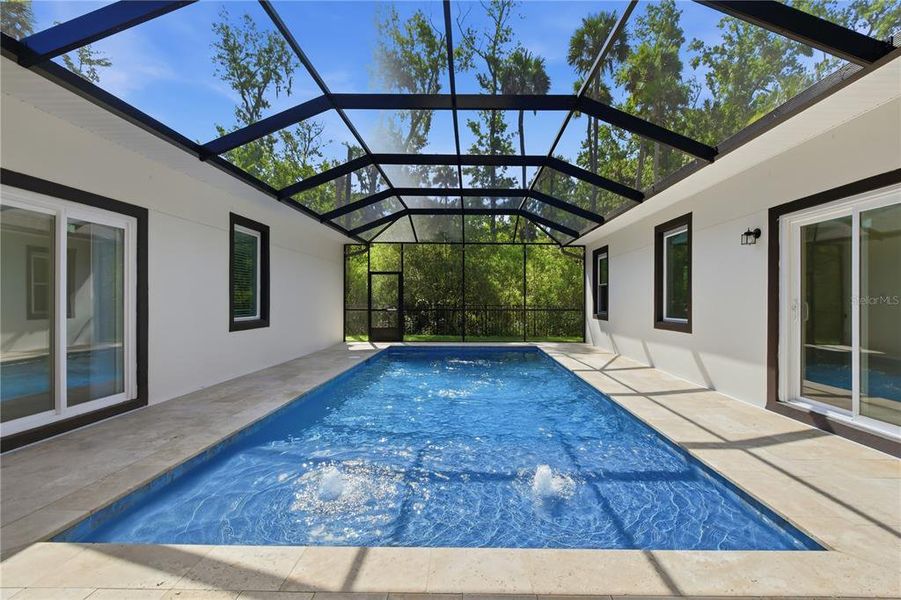 Exterior details and patio area of a home in , Palm Coast (Image 3). Exterior details and patio area of a home in , Palm Coast (Image 3).