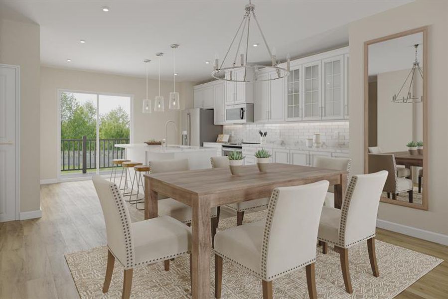 Representative furnished interior of a home built from the Bruckner by Ryan Homes in Spring Branch Townhomes, Smyrna (Image 2). Representative furnished interior of a home built from the Bruckner by Ryan Homes in Spring Branch Townhomes, Smyrna (Image 2).