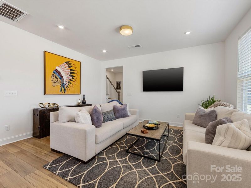 Furnished interior view inside a new home in Smith Farm, Belmont (Image 6).