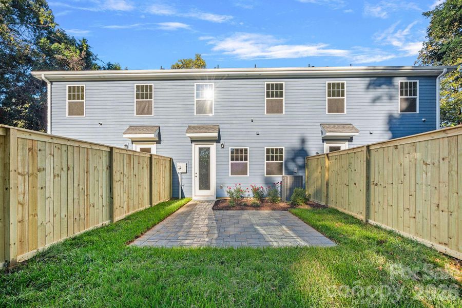 Exterior details and patio area of a home in , Charlotte (Image 4). Exterior details and patio area of a home in , Charlotte (Image 4).