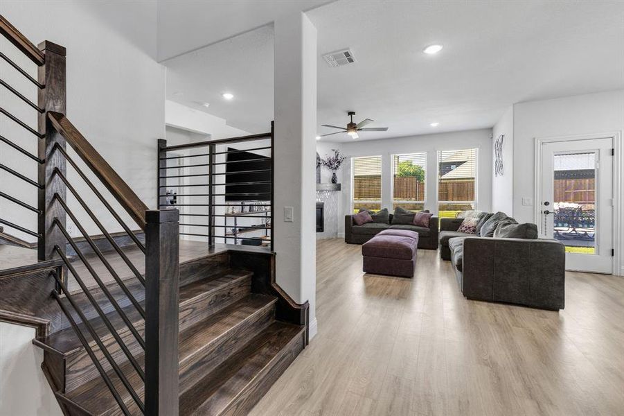 Furnished interior view inside a new home in , Prosper (Image 27).