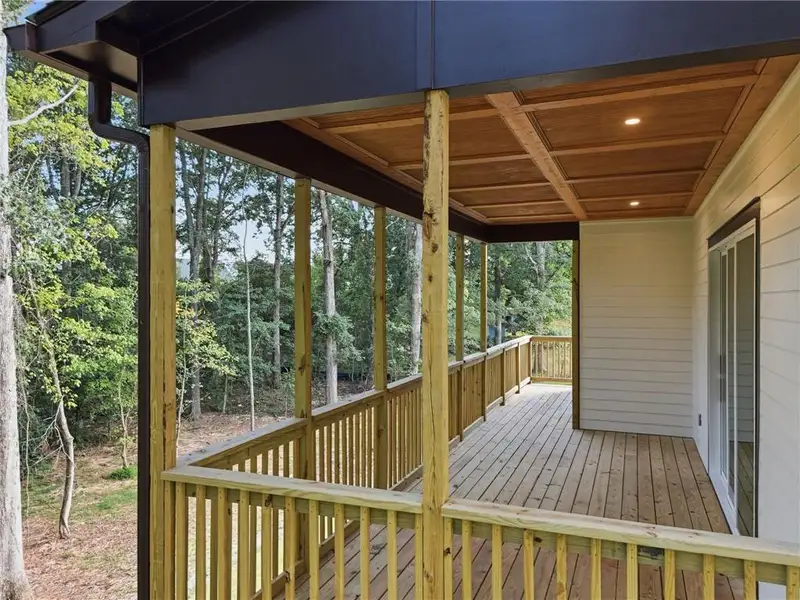 Exterior details and patio area of a home in , Buford (Image 29).