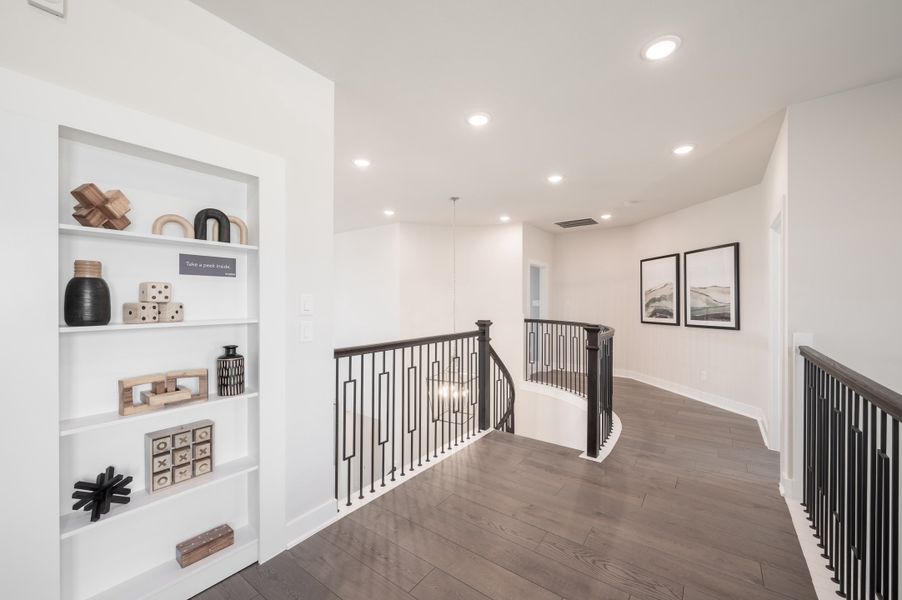 Representative furnished interior of a home built from the Bogata by Tri Pointe Homes in Harvest Green, Richmond (Image 67).