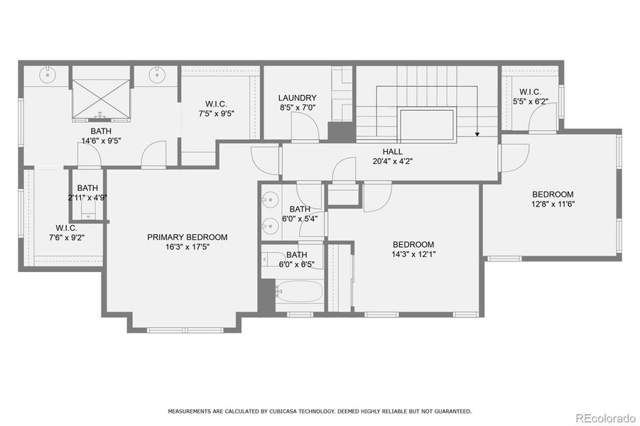 2D floor plan layout of this home in , Denver, CO (Image 5).