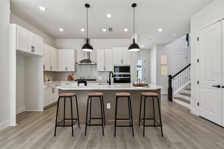 Furnished interior view inside a new home in Emerald Landing at Waterside at Lakewood Ranch – Cottage Series, Sarasota (Image 14).