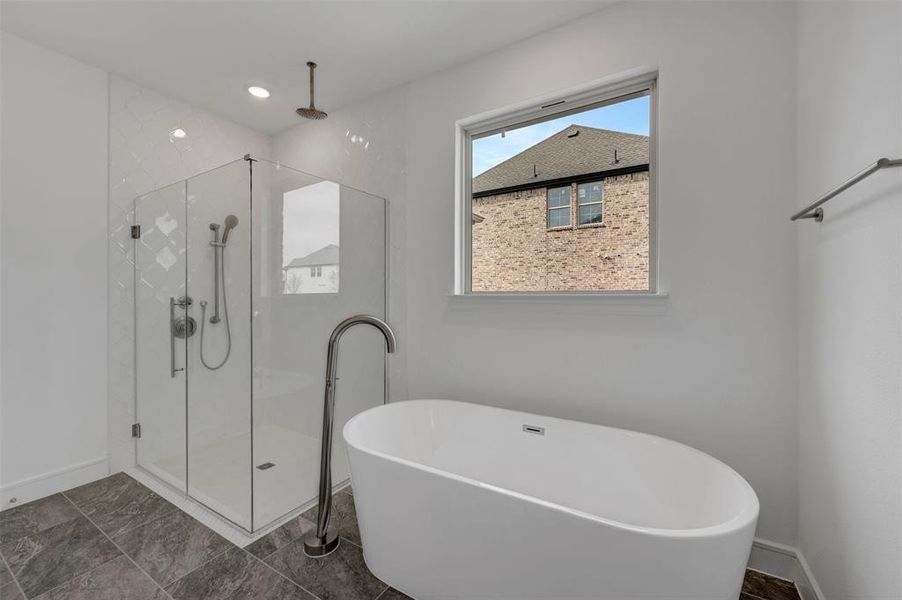 Furnished interior view inside a new home in Kreymer at the Park, Wylie (Image 10).