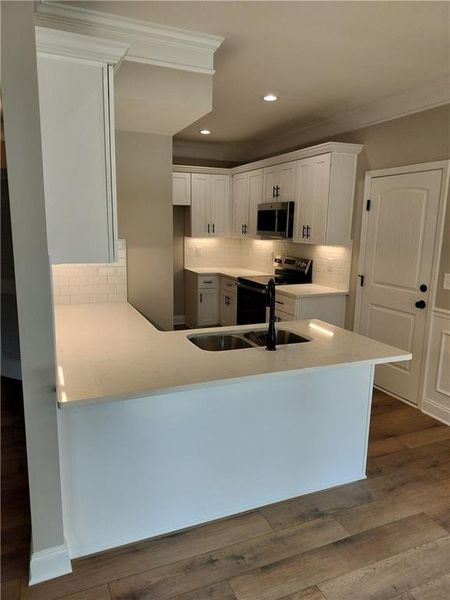 Furnished interior view inside a new home in , Franklin Springs (Image 5).