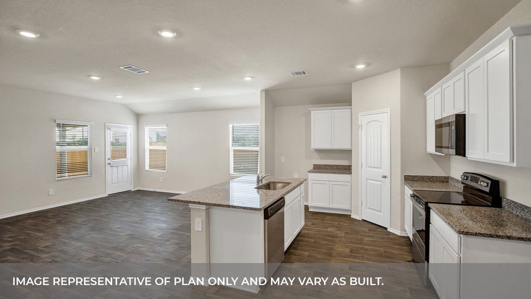 Furnished interior view inside a new home in Navarro Fields, Seguin (Image 6). Furnished interior view inside a new home in Navarro Fields, Seguin (Image 6).