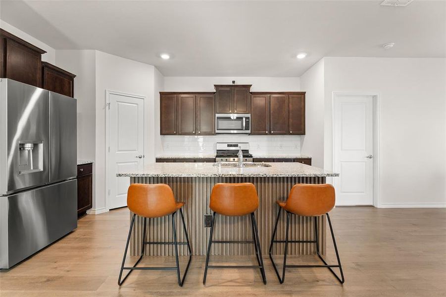 Furnished interior view inside a new home in , Princeton (Image 10).
