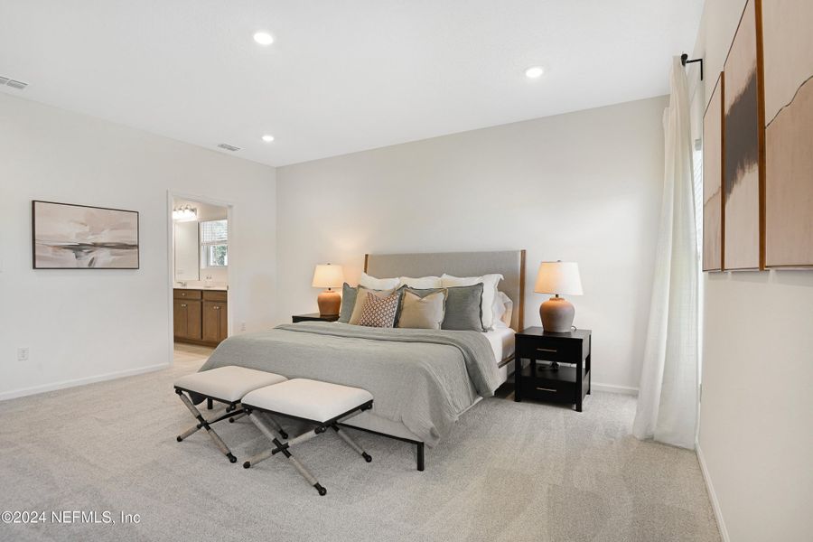 Furnished interior view inside a new home in , Jacksonville (Image 15).