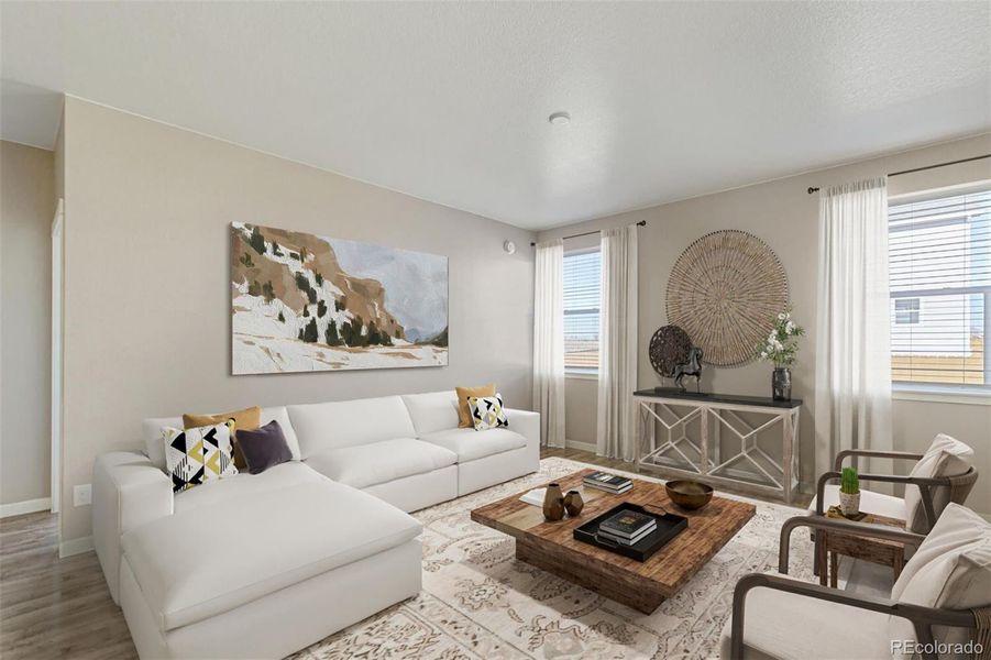 Furnished interior view inside a new home in Spring Valley Ranch, Elizabeth (Image 14).