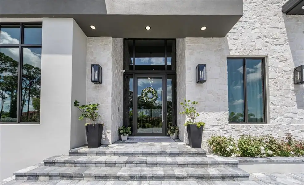 Exterior details and patio area of a home in , Venice (Image 3). Exterior details and patio area of a home in , Venice (Image 3).