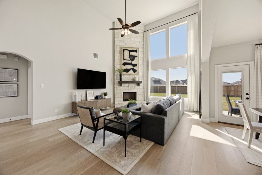 Furnished interior view inside a new home in Silo Mills, Joshua (Image 16).