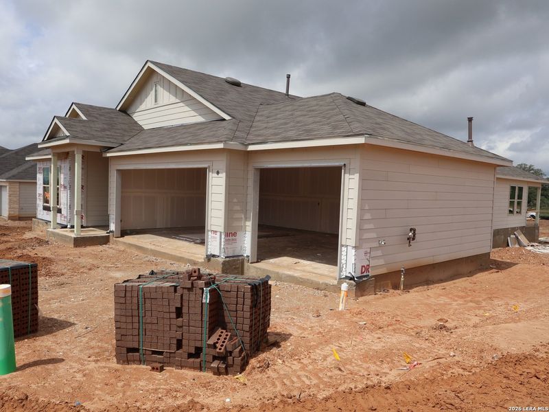 In-progress construction of a new home in Hickory Ridge, Elmendorf, TX (Image 19).