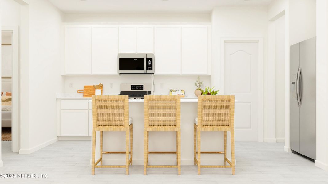 Furnished interior view inside a new home in Stillwater | Active Adult 55+: Stillwater - Villas, St. Johns (Image 11). Furnished interior view inside a new home in Stillwater | Active Adult 55+: Stillwater - Villas, St. Johns (Image 11).