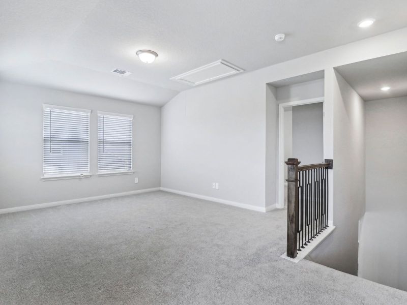 Spacious, unfurnished interior of a new home in Arcadia Ridge - Premier Series, San Antonio (Image 19). Spacious, unfurnished interior of a new home in Arcadia Ridge - Premier Series, San Antonio (Image 19).