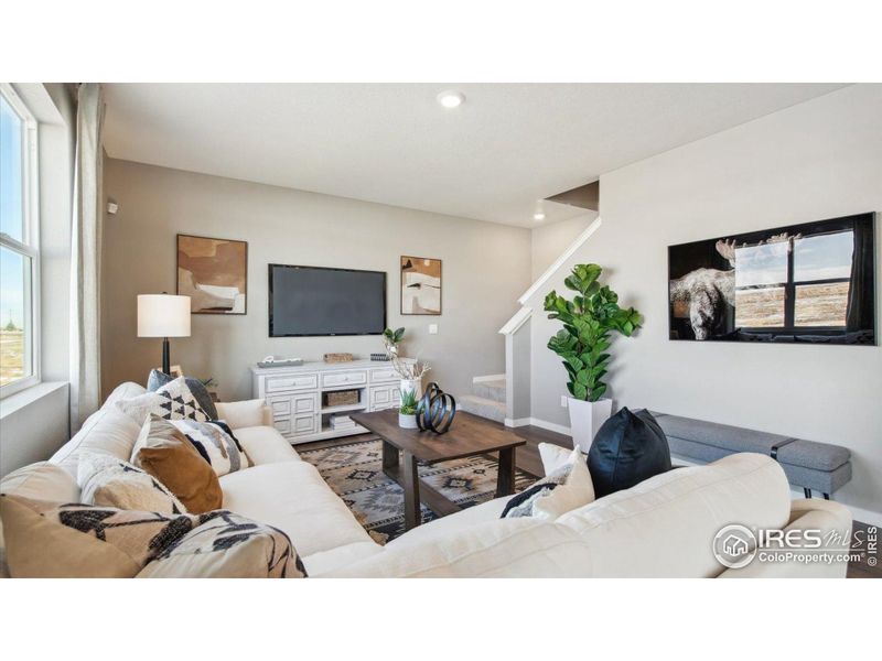 Furnished interior view inside a new home in Vista Meadows, Fort Lupton (Image 21).