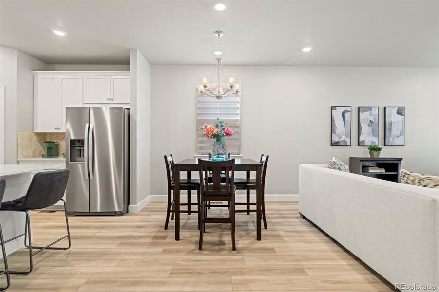 Furnished interior view inside a new home in Murphy Creek, Aurora (Image 25).